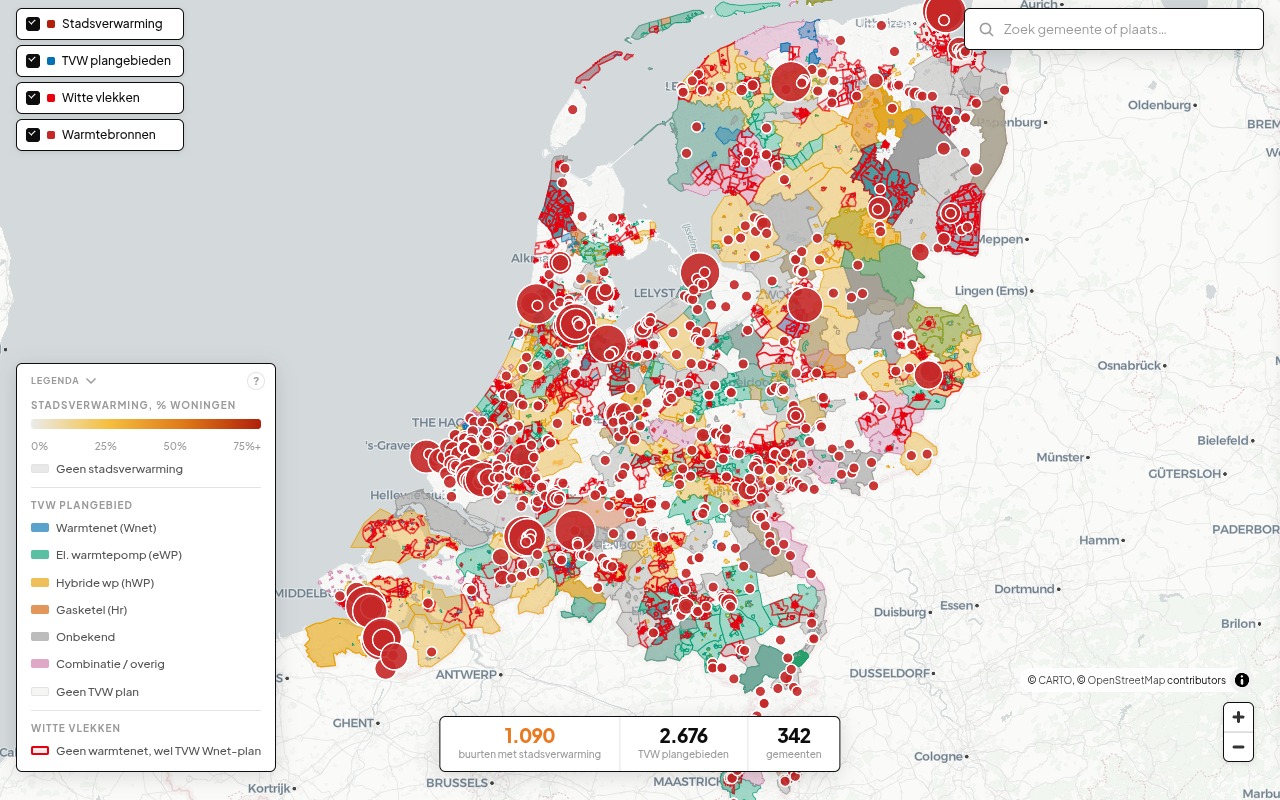 Nationale Warmtekaart, preview